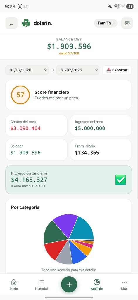 Dolarin - App financiera real